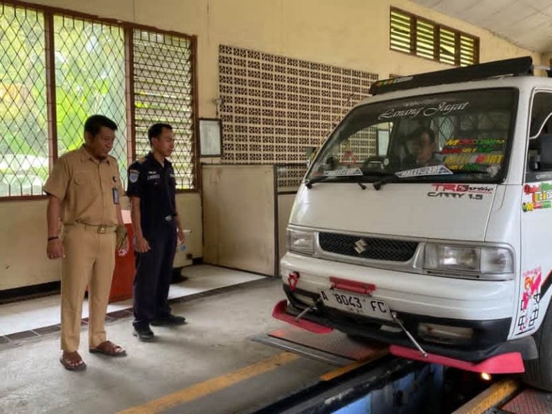 Dinas Perhubungan Kabupaten Serang Optimalisasi Pleayanan, Himbau Masyarakat Rutin Uji Kir