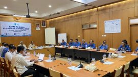 Suasana Rapat Tahunan Kuasa Pemilik Modal (KPM) yang digelar di Aula Perumda Tirta Al Bantani, Rabu (20/5/2026).