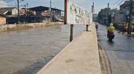 Dugaan penghilang Kali Ciputat, Kota Tangerang Selatan menjadi sorotan. Mal BXChange diduga sebagai pelaku penghilang kali tersebut. (FOTO; Dok)