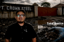 Pengkampanye Perkotaan Berkeadilan dan Kebijakan Tata Ruang Eknas Walhi Wahyu Eka Setyawan mengkritik penerapan DPA dalam kasus pencemaran lingkungan PT Crown Steel. (Dok)