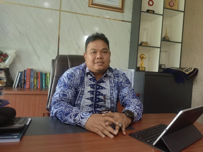 Direktur Utama  Bank Perkreditan Rakyat (BPR) Kabupaten Serang, Dadi Suryadi Saat Konfirmasi Di Kantornya, dok; (Ipung). 