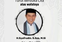 Mantan Wali Kota Serang Syafrudin Meninggal Dunia di Rumah Sakit
