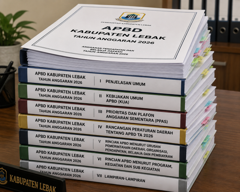 Ilustrasi : APBD Kabupaten Lebak Tahun Anggaran 2026, Dok (Ist/Totalbanten.com)