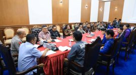 Suasana Audensi BEMNUS dengan Pemerintah Provinsi Banten terkait pertambangan rakyat. (Dok)