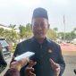 Wakil Bupati Serang, Najib Hamas saat memberikan keterangan pers. (Dok)