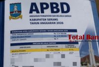 Ilustrasi dokumen APBD Kabupaten Serang. (Dok)