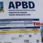 Ilustrasi dokumen APBD Kabupaten Serang. (Dok)