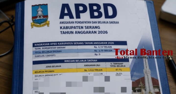 Ilustrasi dokumen APBD Kabupaten Serang. (Dok)