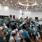 Jemaah Haji Asal Kabupaten Serang saat di Gedung El Hajj, Cipondoh, Tangerang. (Dok. Total Banten)