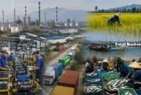 Perekonomian Banten masih bergantung pada industri, meski daerah ini memiliki sawah dan perkebunan yang luas. (Dok/Total Banten)
