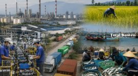 Perekonomian Banten masih bergantung pada industri, meski daerah ini memiliki sawah dan perkebunan yang luas. (Dok/Total Banten)
