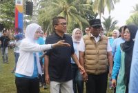 Menteri Desa dan Pembangunan Daerah Tertinggal (Mendes PDT) Yandri Susanto saat menghadiri Exciting Banten Festival 2026 di Anyer, Kabupaten Serang. (Dok)