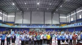 Kota Tangerang memimpin klasemen sementara Peparpeda IX Banten 2026 dengan 17 medali emas. (Dok)