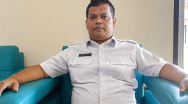 Kepala Seksi Penata Kelola Penanaman Modal Ahli Muda DPMPTSP Kabupaten Serang, Nujul Fatwa, Memberikan keterangan Kepada Pers, Dok (Pung/Totalbanten.com)