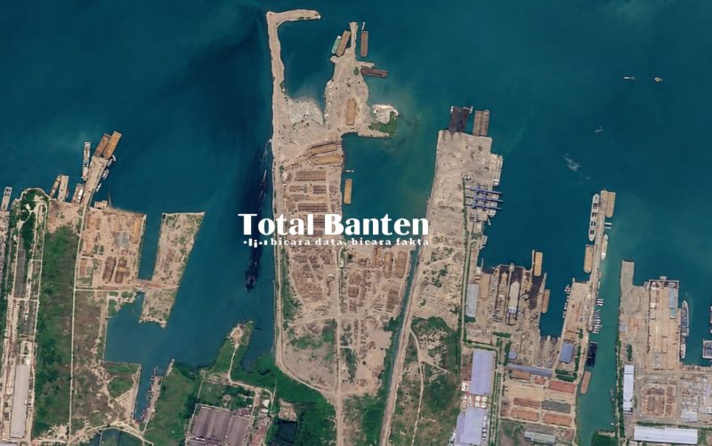 Pesisir Bojonegara, Kabupaten Serang tampak dari udara. (Foto: Citra Satelit)
