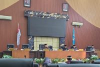 Suasana Ruang Rapat Paripurna DPRD Kabupaten Pandeglang, Dok (Gun/Totalbanten.com)