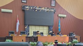 Suasana Ruang Rapat Paripurna DPRD Kabupaten Pandeglang, Dok (Gun/Totalbanten.com)