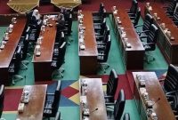 Suasana Ruang Rapat DPRD Kabupaten Pandeglang, Dok: (Gun/Totalbanten.com)
