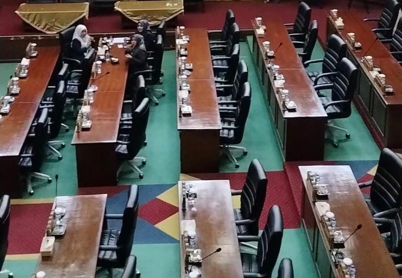 Suasana Ruang Rapat DPRD Kabupaten Pandeglang, Dok: (Gun/Totalbanten.com)