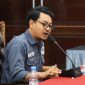 Kordinator Daerah BEM Nusantara (BEM Nus) Banten, M Qolby Yusuf, memberikan kerterang Kepada Pers, Dok: (Totalbanten.com) 