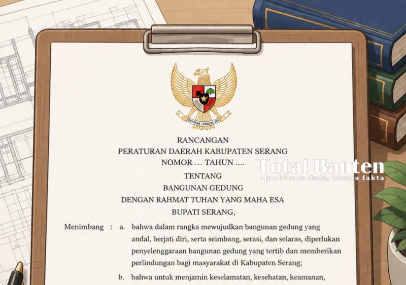 Draft Rencana Peraturan Daerah Kabupaten Serang,Tentang Bangunan Gedung, Dok (Totalbanten.com)