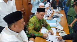 DPRD Pandeglang saat menerima Audensi FPI tentang Penolakan LGBT,  Dok : (gun/Totalbanten.com)