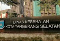 Kantor Dinas Kesehatan kota Tangerang Selatan. Dok (Ist/Totalbanten.com).