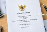 Dokumen APBD Banten 2026. Dalam APBD 2024-2026 belanja jasa tenaga ahli terus mengalami kenaikan, meski pendapatan selama tiga tahun terakhir mengalami penurunan. (Dok)