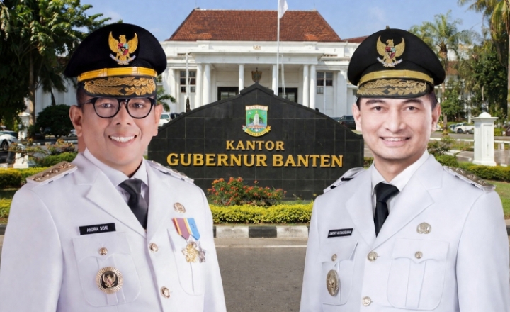 Gubernur dan Wakil Gubernur Banten, Andra Soni-Dimyati Natakusumah. (Dok)