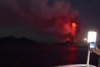 Gunung Anak Krakatau (GAK) Dok (Ist/Totalbanten.com). 