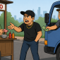 Ilustrasi: preman meminta uang ke pedagang dan Supir, Dok: (Ist/Totalbanten.com)