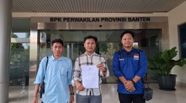 BEM Nus Banten melaporkan belanja jasa tenaga ahli kepada BPK Perwakilan Banten. Dok : (Dir/Totalbanten.com)