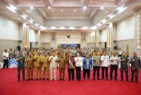 Foto Bersama Usai Entry Meeting Penilaian Maladministrasi Pelayanan Publik Tahun 2026 (Peny. Ombudsman) di Pendopo Gubernur Banten, KP3B, Kota Serang. Dok : (Totalbanten.com)