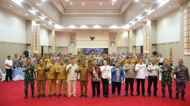 Foto Bersama Usai Entry Meeting Penilaian Maladministrasi Pelayanan Publik Tahun 2026 (Peny. Ombudsman) di Pendopo Gubernur Banten, KP3B, Kota Serang. Dok : (Totalbanten.com)