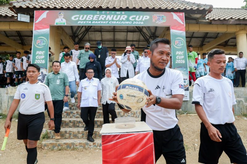Pertandingan Sepak Bola 'Cibaliung Cup', Dalam Rangkayan Pesta Rakyat Cibaliung 2026, Dok: (Ist/Totalbanten.com)