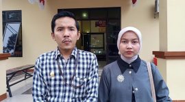 Tim kuasa hukum korban Arisan Bodong memberikan keterangan usai melakukan mediasi di kantor Polsek Cadasari Pandeglang, Dok (Guntur/Totalbanten.com)