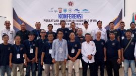 Persatuan Wartawan Indonesia (PWI) Kabupaten Pandeglang  dalam Konferensi pemilihan Ketua Umum Periode 2026-2029, Dok : (Totalbanten.com)