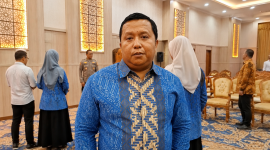 Kepala Ombudsman RI Perwakilan Banten, Fadli Afriadi, memberikan ketarangan kepada pers, Dok (Totalbanten.co)