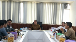 Badan Eksekutif Mahasiswa Nusantara (BEM Nus) Banten, membahas anggaran TA bersapa pejabat Provinsi Banten, Dok :(Totalbanten.com)