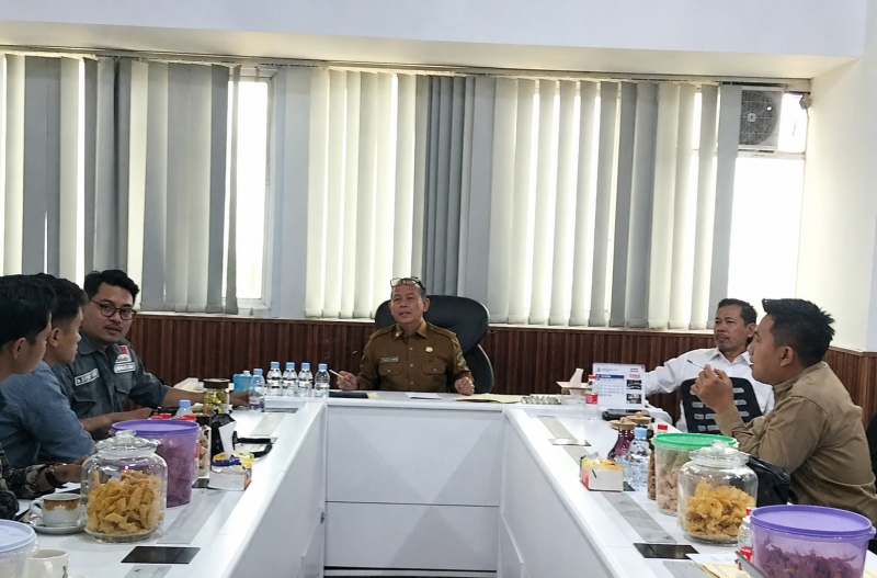 Badan Eksekutif Mahasiswa Nusantara (BEM Nus) Banten, membahas anggaran TA bersapa pejabat Provinsi Banten, Dok :(Totalbanten.com)