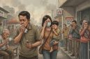 Masyarakat Terpapar Penyakit Infeksi Saluran Pernapasan Akut (Ilustrasi). 