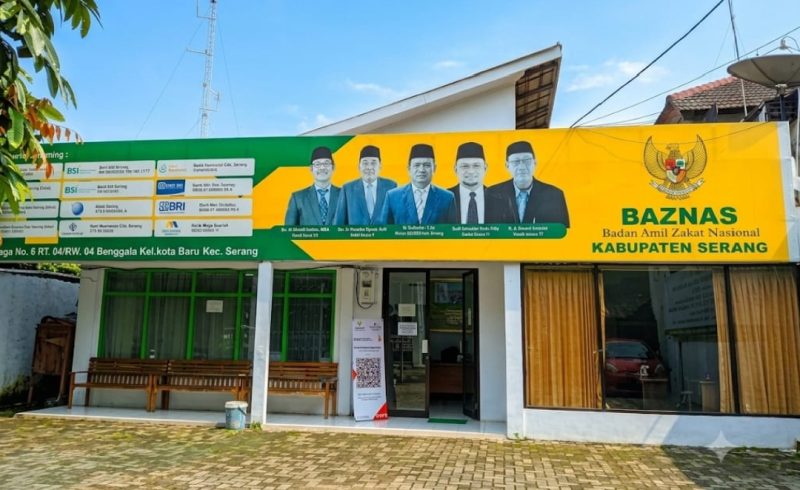 Kantor Badan Amil Zakat Nasional Kabupaten Serang (Pung/totalbanten). 