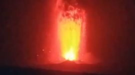 Penomena Gunung Anak Krakataw Erupsi, (Dok)