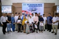 DPRD Kabupaten Serang  Fraksi Partai Gerindra dan Gubernur Banten, Andrasoni Saat Hadiri CKG di Universitas Faletehan, Kabupaten Serang (Pung;totalbanten). 