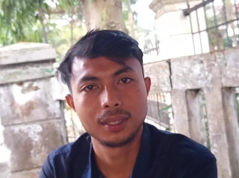 Koordinator Serikat Mahasiswa Visioner, Rafiudin, memberikan keterangan kepada pers, Dok (Guntur/Totalbanten.com)
