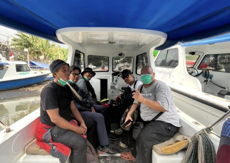 Lima Jurnalis dikabarkan hilang kontak di perairan Selat Sunda saat meliput Aktivitas GAK, Dok (Ist/Totalbanten.com)