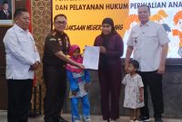 Kejaksaan Negeri Serang mencabut dan mengalihkan hak perwalian anak korban kejahatan kepada wali pengganti. (Dir/Totalbanten.com