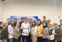 Ketua DPC PERADI Rangkasbitung Jimi Siregar bersama pengurus dan anggota usai mengikuti pendidikan dan pelatihan mengenai PKPU dan kepailitan di Kantor DPC PERADI Rangkasbitung, (Dok)