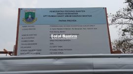 Papan Pembangunan Gedung Kedokteran Nuklir SPECT (totalbanten). 