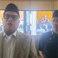 Ketua DPRD Banten, Fahmi Hakim saat memberikan keterangan pers. (Dok)